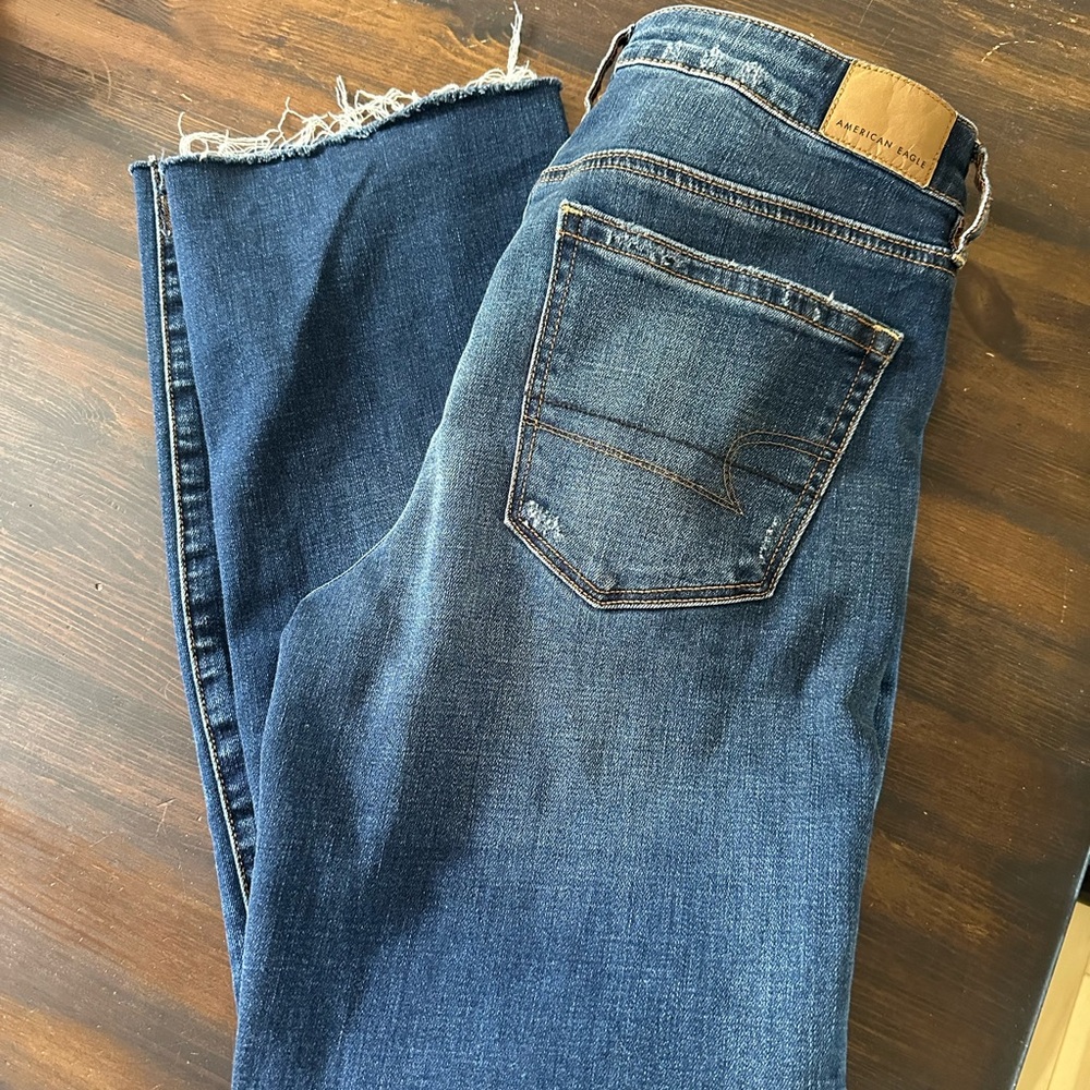 American Eagle Outfitters Dark Blue Denim Jeans